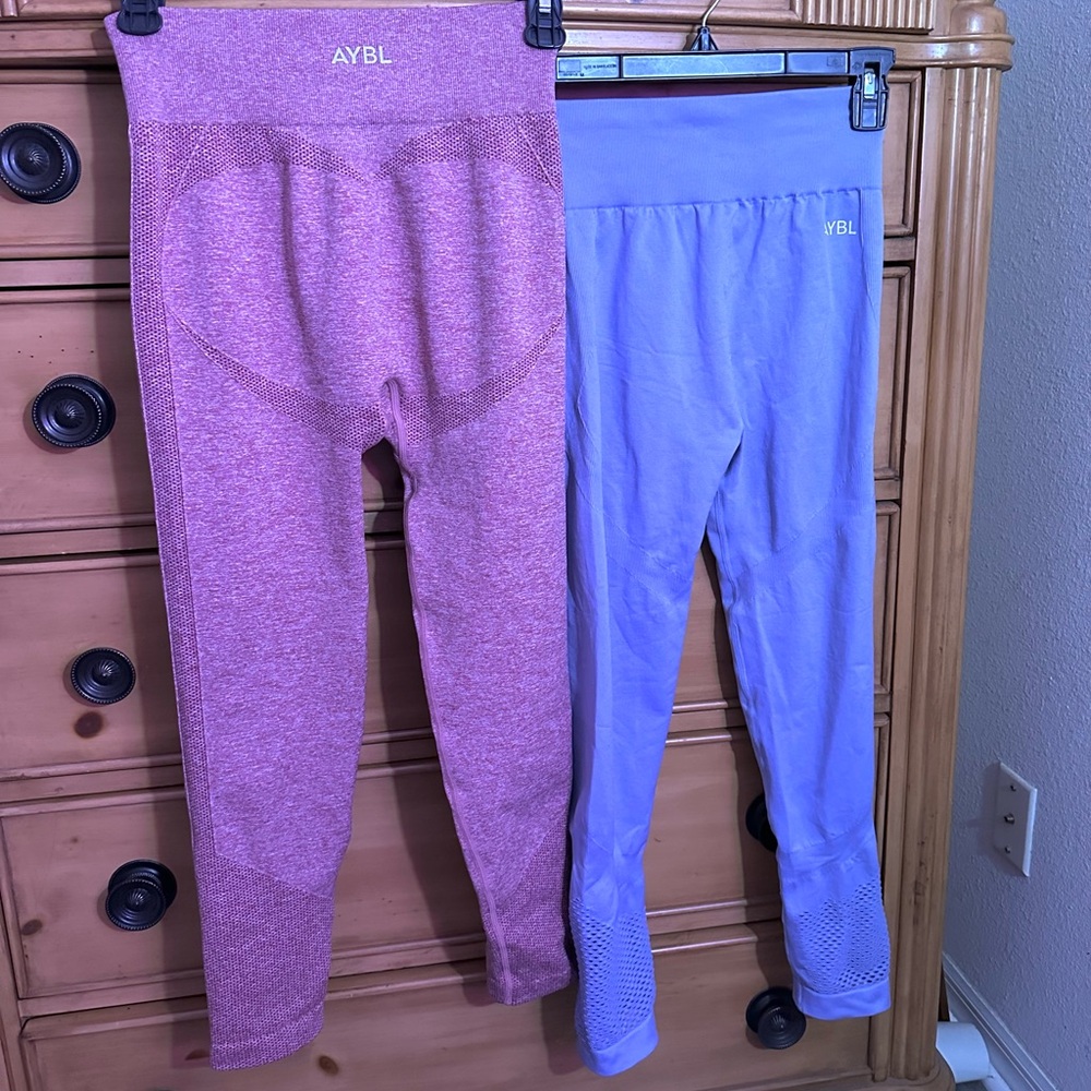 Lot of 2 Pair Women’s AYBL Leggings Size Medium Washed but not Used condition